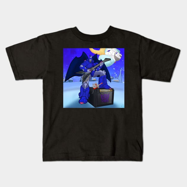 Scourge Fracas Kids T-Shirt by Rumble's Blue and Friends Too 